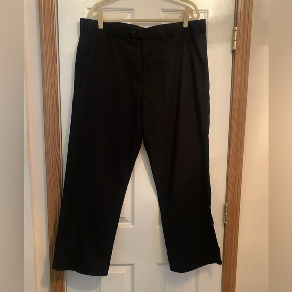 George Men's Classic Black Dress Pants - Picture 1 of 9